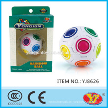 2016 neues Produkt YJ YongJun Regenbogen Ball Magic Magical Puzzle Ball Cube Pädagogische Spielzeug Englisch Verpackung für Promotion